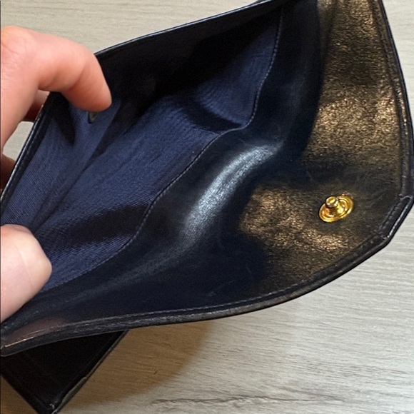 CELINE Macadam Triomphe Canvas & Leather Envelope Wallet – Vintage - Picture 7 of 16